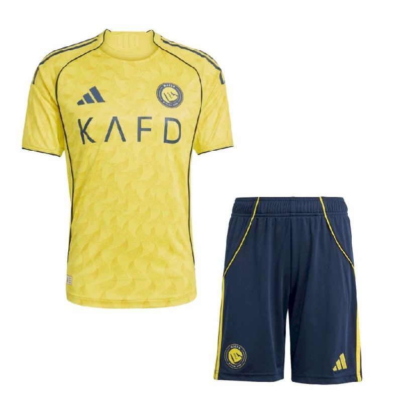 KIDS Al-Nassr Home 2025/2026 New Season Football Jersey Sports Shirt