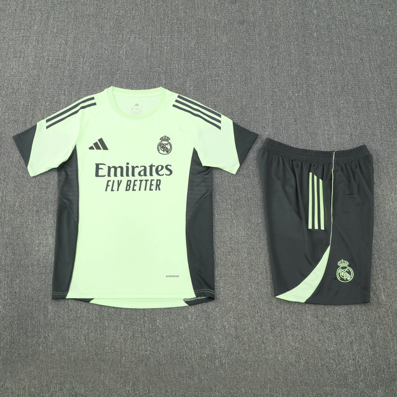 Real Madrid Short Sleeve Training Kit 2025/2026 New Season Football Jersey Sports Shirt