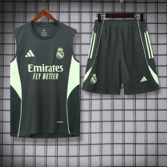 Real Madrid Vest Short Sleeve Training Kit 2025/2026 New Season Football Jersey Sports Shirt