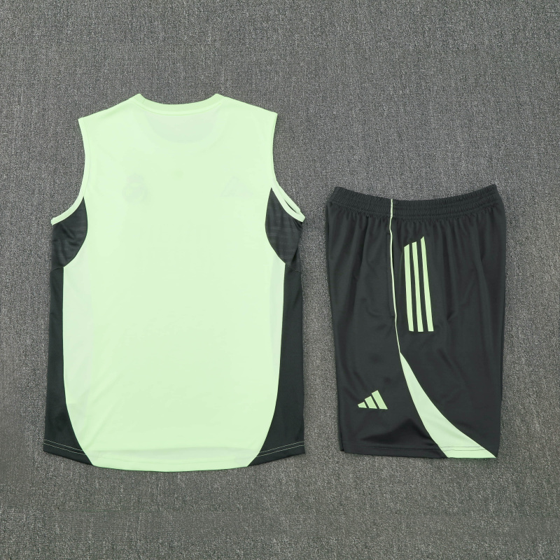 Real Madrid Vest Short Sleeve Training Kit 2025/2026 New Season Football Jersey Sports Shirt