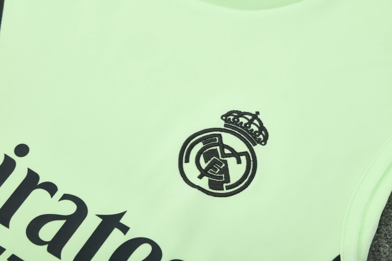 Real Madrid Vest Short Sleeve Training Kit 2025/2026 New Season Football Jersey Sports Shirt