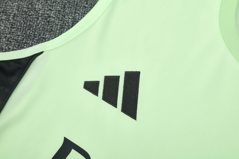 Real Madrid Vest Short Sleeve Training Kit 2025/2026 New Season Football Jersey Sports Shirt