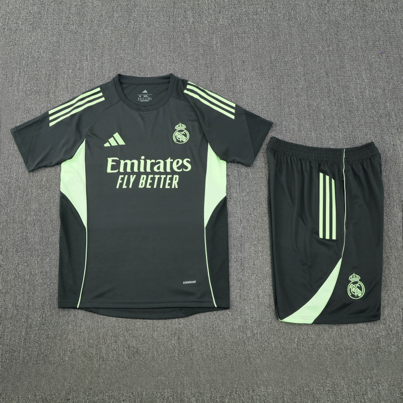 Real Madrid Short Sleeve Training Kit 2025/2026 New Season Football Jersey Sports Shirt
