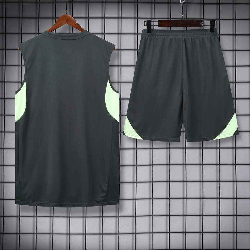 Real Madrid Vest Short Sleeve Training Kit 2025/2026 New Season Football Jersey Sports Shirt
