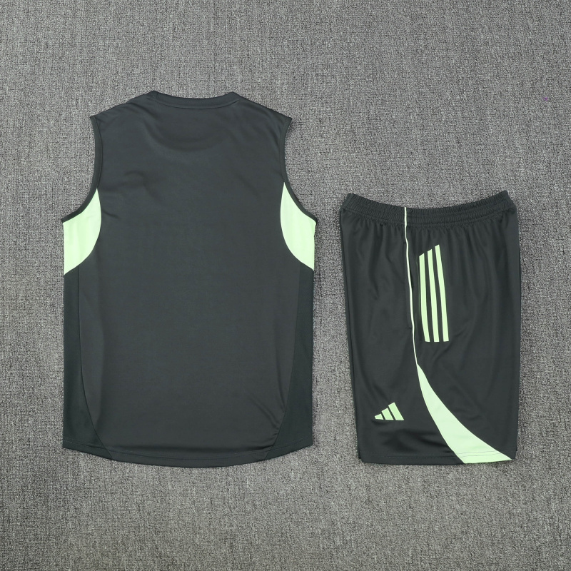 Real Madrid Vest Short Sleeve Training Kit 2025/2026 New Season Football Jersey Sports Shirt