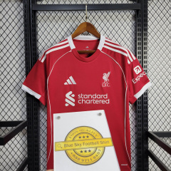 Liverpool Home 25/26 New Season Football Jersey Sports Shirt
