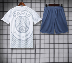 PSG Short Sleeve Training Kit 2025/2026 New Season Football Jersey Sports Shirt
