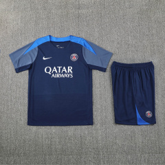PSG Short Sleeve Training Kit 2025/2026 New Season Football Jersey Sports Shirt