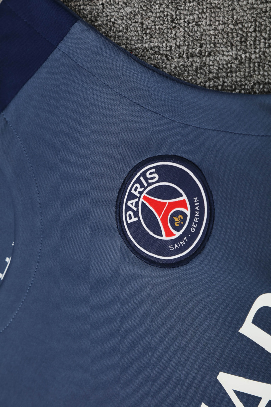 PSG Vest Short Sleeve Training Kit 2025/2026 New Season Football Jersey Sports Shirt