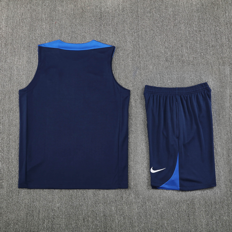 PSG Vest Short Sleeve Training Kit 2025/2026 New Season Football Jersey Sports Shirt