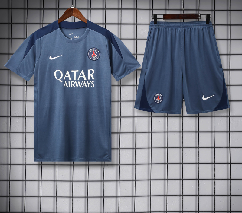 PSG Short Sleeve Training Kit 2025/2026 New Season Football Jersey Sports Shirt