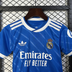 KIDS Real Madrid 3rd Away 2025/2026 shirt+shorts+socks kit Football team shirt Jersey