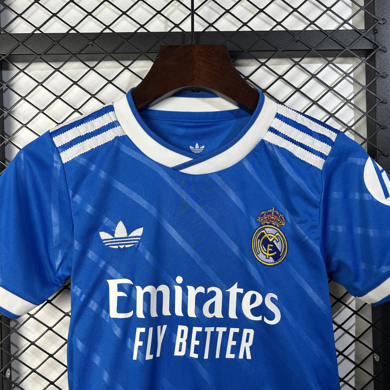 KIDS Real Madrid 3rd Away 2025/2026 shirt+shorts+socks kit Football team shirt Jersey