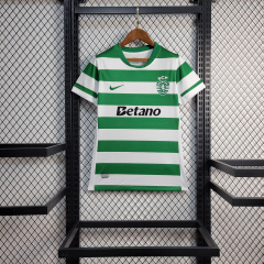 Women Sporting Lisbon Home 2025/2026 New Season Football Jersey Sports Shirt