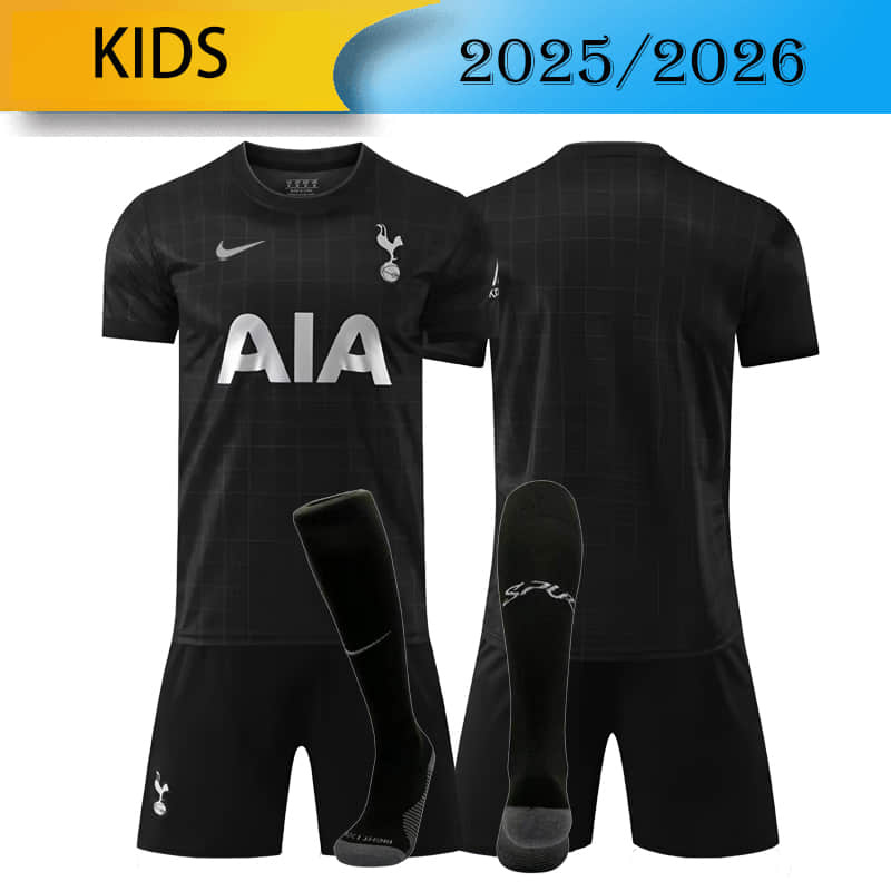 KIDS Tottenham Hotspur Away 2025/2026 shirt+shorts+socks kit Football team shirt Jersey