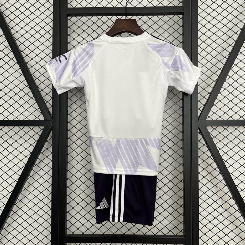 kids Manchester United Away 2025/2026 shirt+shorts+socks kit Football team shirt Jersey