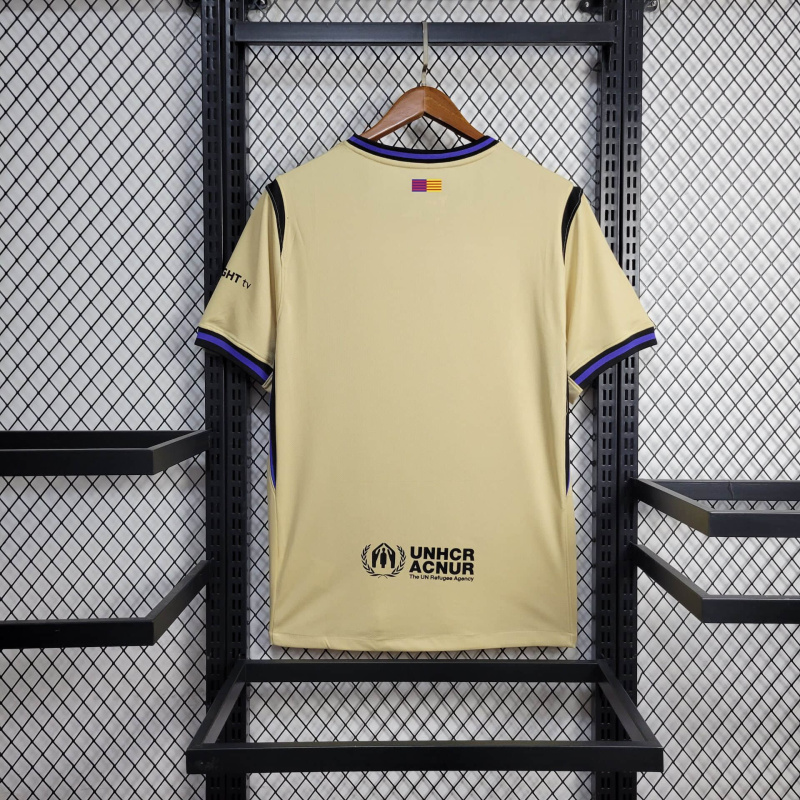 Barcelona Away 2025/2026 Football Team Shirt + Shorts + Socks Kit Jersey
