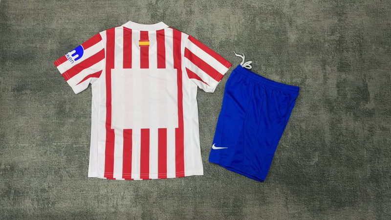 KIDS Atlético Madrid Home 2025/2026 shirt+shorts+socks kit Football team shirt Jersey