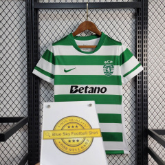 Women Sporting Lisbon Home 2025/2026 New Season Football Jersey Sports Shirt