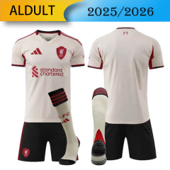 Liverpool Away 2025/2026 shirt+shorts+socks kit Football team shirt Jersey