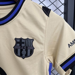 KIDS Barcelona Away 2025/2026 Football Team Shirt + Shorts + Socks Kit Jersey