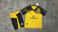 KIDS Dortmund home 2025/2026 shirt+shorts+socks kit Football team shirt Jersey
