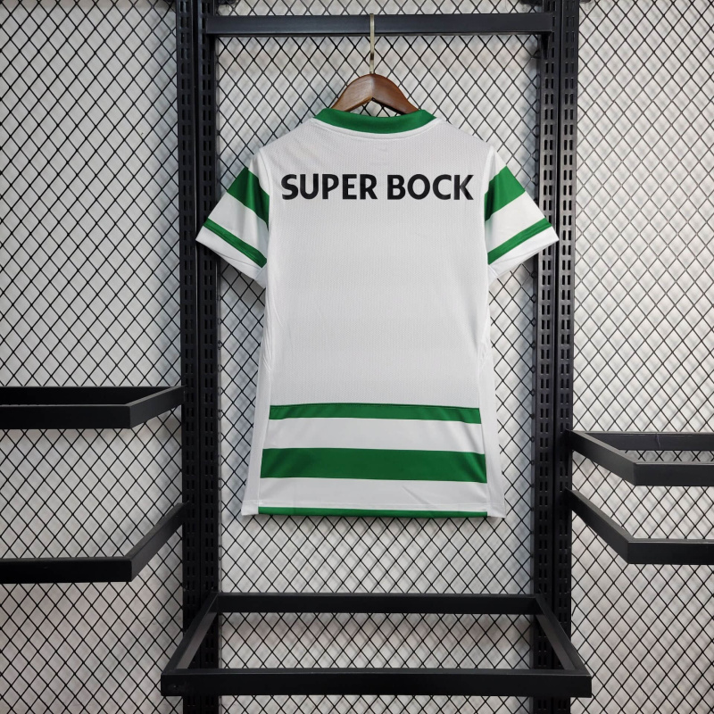 Women Sporting Lisbon Home 2025/2026 New Season Football Jersey Sports Shirt