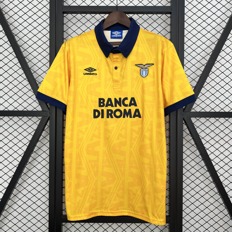 Retro Lazio Away 1991 Season Football Jersey Sports Shirt