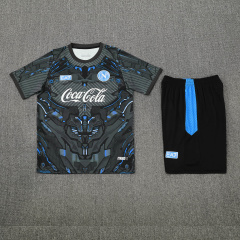 KIDS Napoli Short Sleeve Training Kit 2025/2026 New Season Football Jersey Sports Shirt