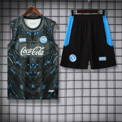 Napoli Vest Short Sleeve Training Kit 2025/2026 New Season Football Jersey Sports Shirt