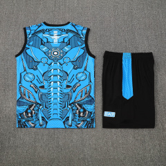 Napoli Vest Short Sleeve Training Kit 2025/2026 New Season Football Jersey Sports Shirt