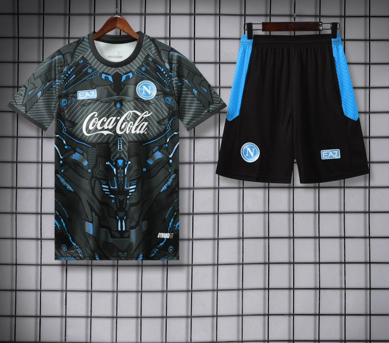 Napoli Short Sleeve Training Kit 2025/2026 New Season Football Jersey Sports Shirt