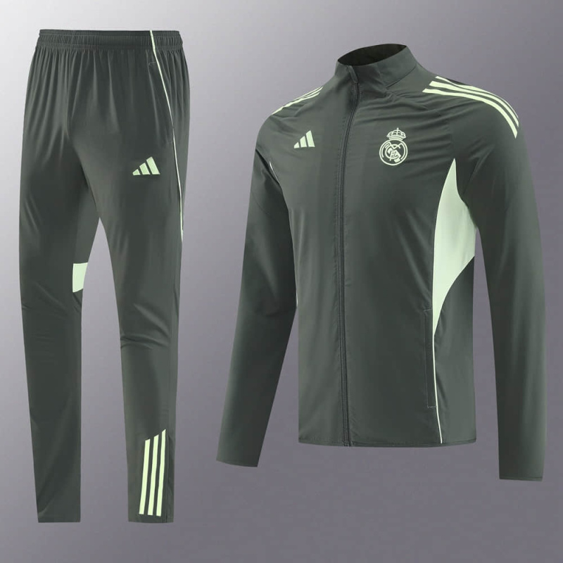 Windproof Jacket Real Madrid Training Kit 2025/2026 New Season Football Jersey Sports Shirt