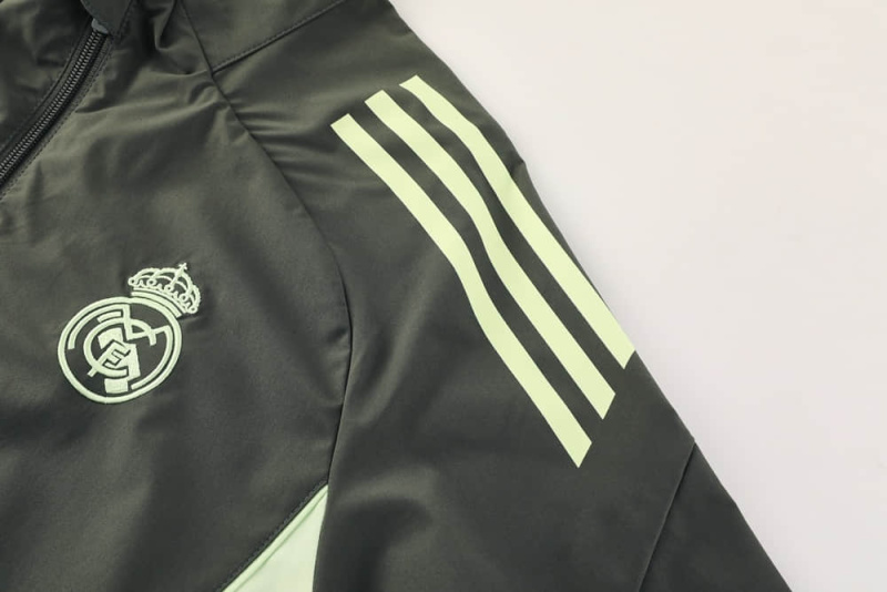 Windproof Jacket Real Madrid Training Kit 2025/2026 New Season Football Jersey Sports Shirt