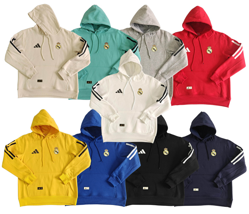 Real Madrid Hoodie sweater Football team shirt Jersey Sports shirt