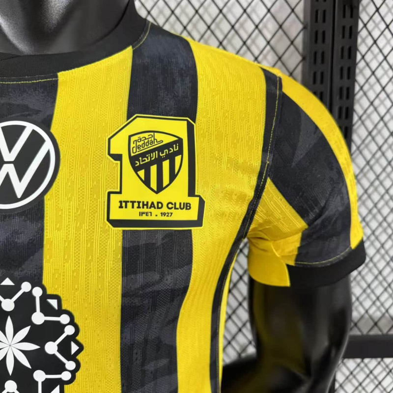player Al-Ittihad Club 2025/2026 New Season Football Jersey Sports Shirt