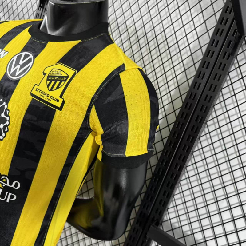 player Al-Ittihad Club 2025/2026 New Season Football Jersey Sports Shirt