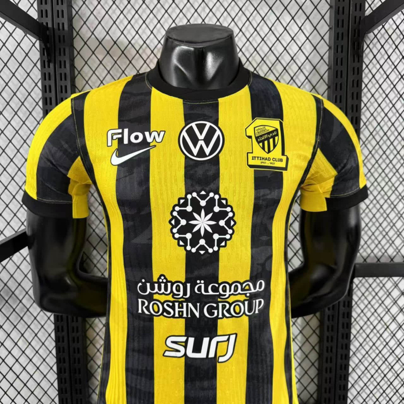 player Al-Ittihad Club 2025/2026 New Season Football Jersey Sports Shirt