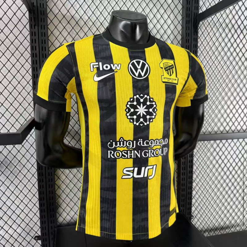 player Al-Ittihad Club 2025/2026 New Season Football Jersey Sports Shirt