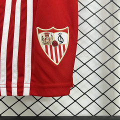 KIDS Sevilla Home 2025/2026 New Season Football Jersey Sports Shirt