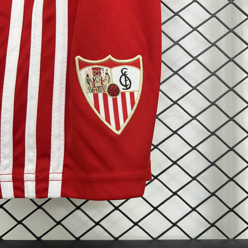 KIDS Sevilla Home 2025/2026 New Season Football Jersey Sports Shirt