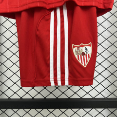 KIDS Sevilla Home 2025/2026 New Season Football Jersey Sports Shirt