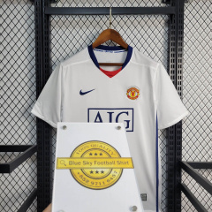 Retro Manchester United Away 2008/2009 Season Football Jersey Sports Shirt