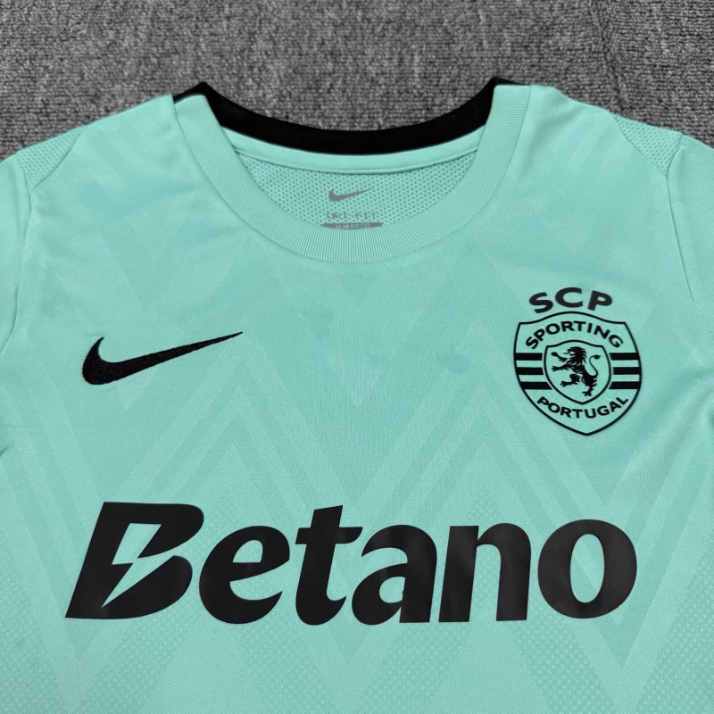kids 	Sporting Club de Portugal 3rd away 2025/2026 New Season Football Jersey