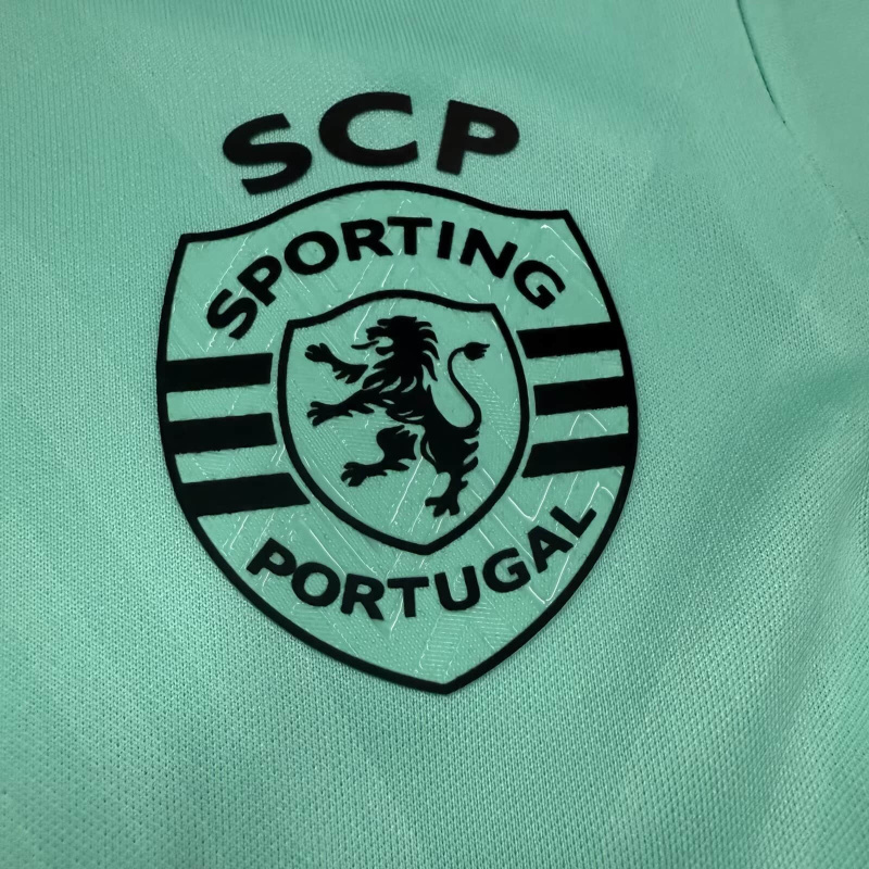 kids 	Sporting Club de Portugal 3rd away 2025/2026 New Season Football Jersey