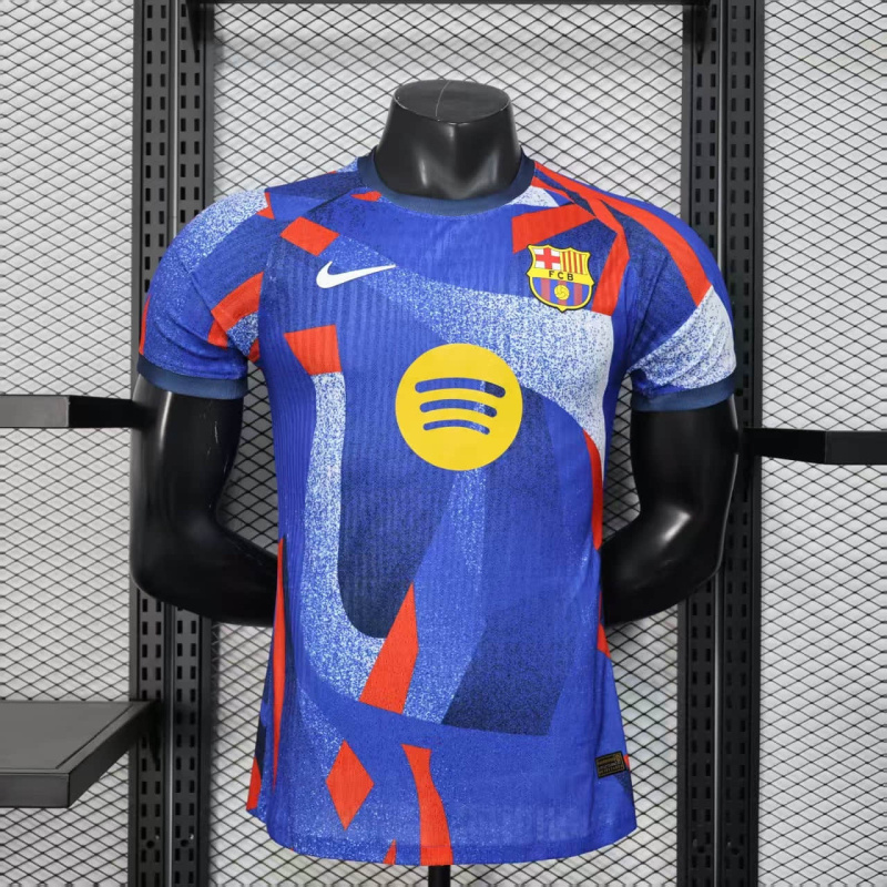 Player Barcelona Training Jersey 2025/2026 New Season Football Jersey Sports Shirt