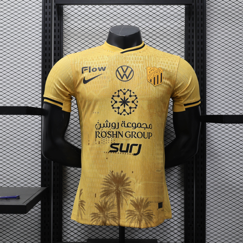 player Al-Ittihad Club 2nd Away 2025/2026 New Season Football Jersey Sports Shirt