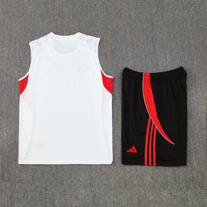 Manchester United vest Short sleeve training kit 2025/2026 New Season Football Jersey Sports Shirt