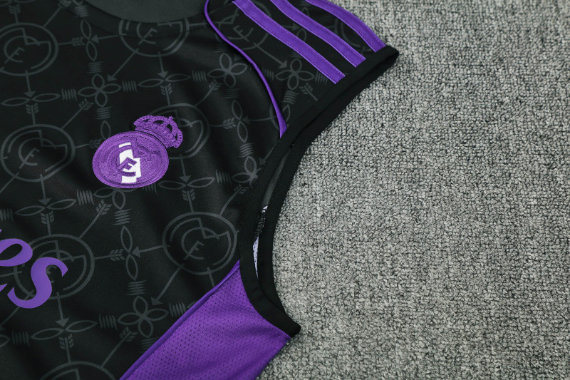 Real Madrid vest Short sleeve training kit 2025/2026 New Season Football Jersey Sports Shirt