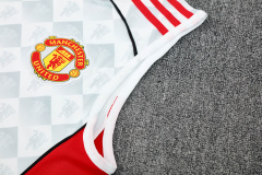 Manchester United vest Short sleeve training kit 2025/2026 New Season Football Jersey Sports Shirt